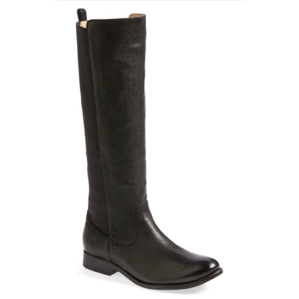 Frye Dark Leather Over the Knee Boots